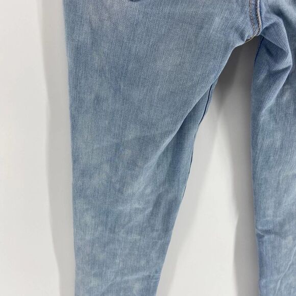 American Eagle Outfitters Stone Light Wash Super Stretch Skinny Jegging womens 0 - Picture 7 of 7
